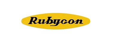 Rubycon, Hersteller von Kondensatoren wie Aluminium-Elektrolyt-Kondensatoren, Doppelschichtkondensatoren, Folienkondensatoren, Hybridkondensatoren, Leistungskondensatoren und Tantalkondensatoren